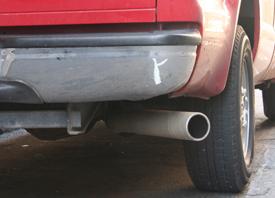 tubo de escape de automóviles