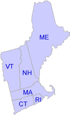 Map of EPA Region 1