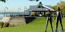 Gazebo in park