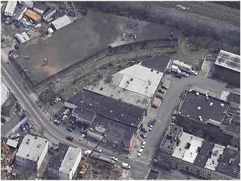 aerial view of radiation contamination in Ridgewood New York