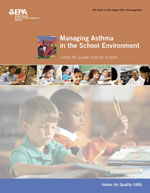 Cover to the Managing Asthma in the School Environment Publication