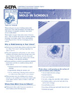 Cover to the Mold in Schools Fact Sheet
