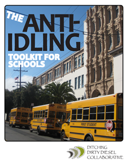 An image of the cover of The Anti-Idling Toolkit for Schools.