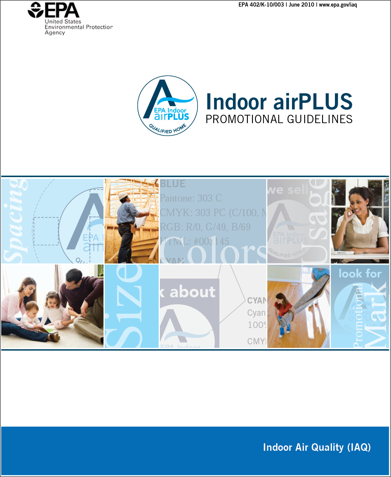 Indoor airPLUS Promotional Guidelines document cover