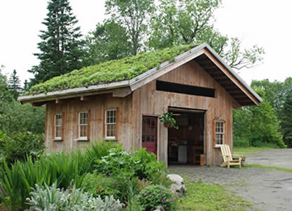 Green roof in Craftsbury, Vermont