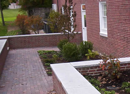 Permeable pavers at NH Town Hall (Photo Credit - NHDES)