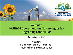 Wellfield Operations and Technologies for Upgrading LFG Webinar Image
