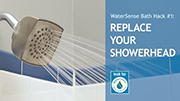 Efficient spraying showerhead.