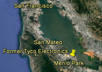 Map of site location in the City of Menlo Park, California