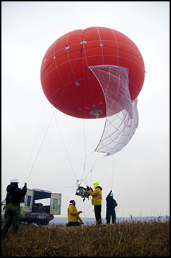 Balloon Used In Wildfire Research