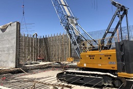 Stockton aeration basin construction