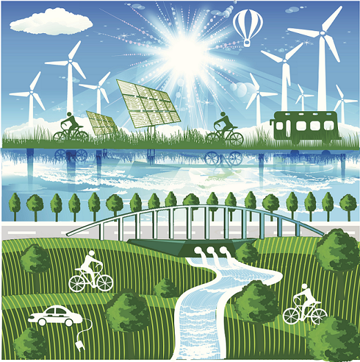 Clean energy graphic