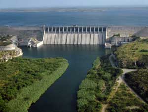 Amistad Dam near Del Rio, Texas-Ciudad Acuña, Coahuila