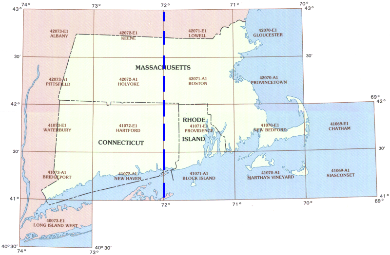 Connecticut, Massachusetts, and Rhode Island