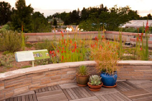 Denver Botanic Gardens first publicly accessible green roof with nation plants to the state of Colorado.