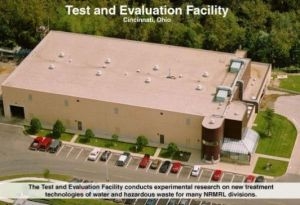 Aerial photo of EPA’s Test and Evaluation facility in Cincinnati, Ohio.