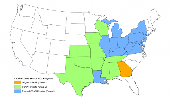 Cross-State Air Pollution Rule Regions