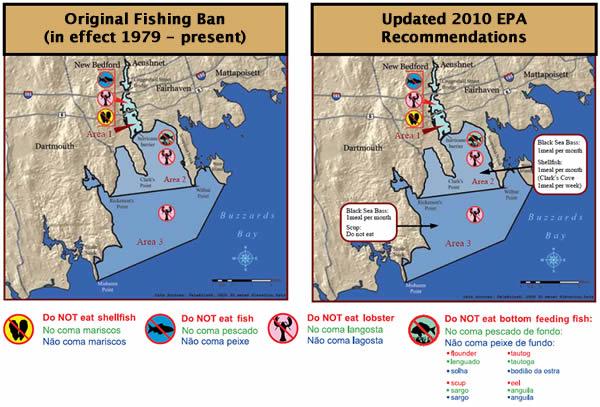 Map of Fish Closure Areas