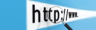 image of magnifying glass on URL