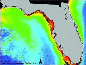 Satellite imaging of Florida’s coastal waters