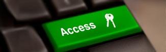 Image of the word Access on a keyboard key