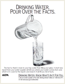 Drinking Water. Pour Over the Facts