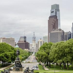 Skyline view of Philadelphia