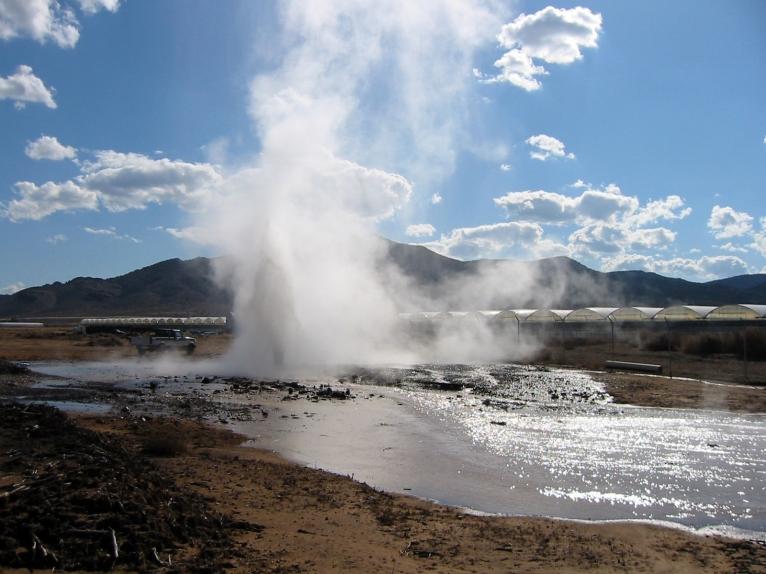 photo of geothermal spring