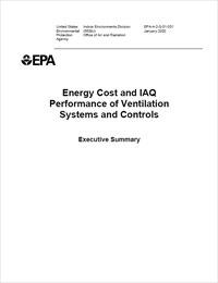 A preview of the front page of the Energy Cost and IAQ Performance of Ventilation Systems and Controls PDF