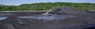 this is a picture of coal ash staging