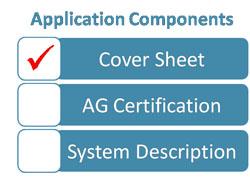 Application Components: Cover Sheet