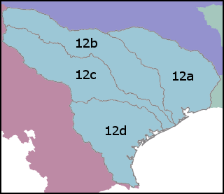 Map of Texas (Vector Processing Unit 12)