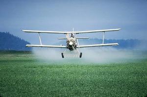 Pesticide plane