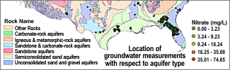 Map of aquifers
