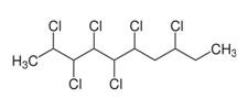 Chlorinated paraffins chemical structure