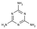 Melamine chemical structure