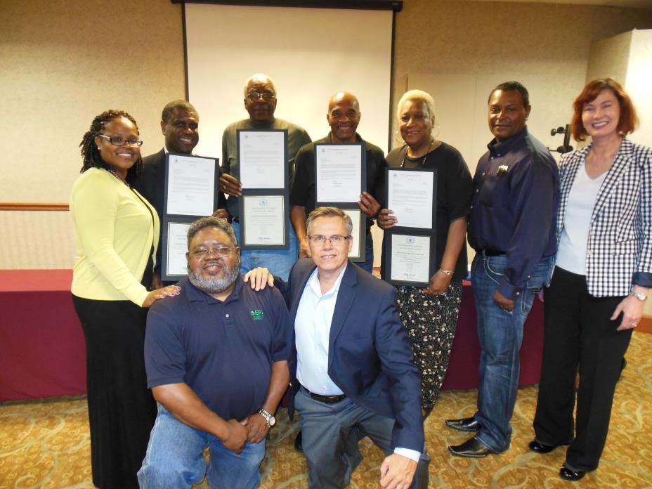 The Memphis Town Community Advisory Group (CAG) was recognized by the U.S. Environmental Protection Agency (EPA) as the winner of the 2014 Citizen Excellence in Community Involvement Award
