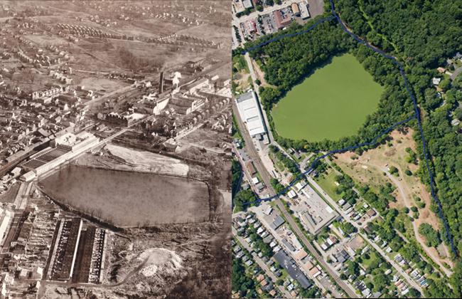 On the Left BoRit  in the 1930's and on the right BoRit in 2008.