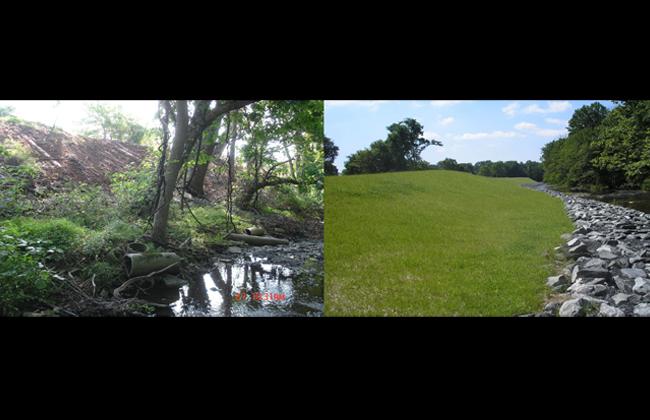 BoRit Superfund Site - Phase I Removal Activities Before and After
