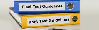 View the test guidelines