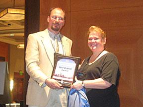 Ramonda Huckstep Receives Her Award