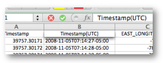 Image displaying renaming column header