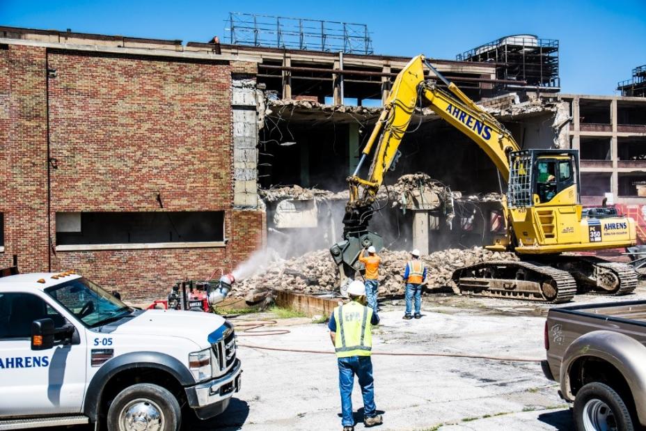 2015 Building demolition at Carter Carburetor site