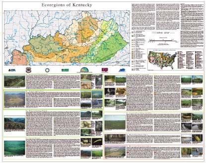 Level IV Ecoregions of Kentucky--poster front side