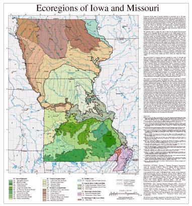 Level III and IV Ecoregions of Iowa and Missouri