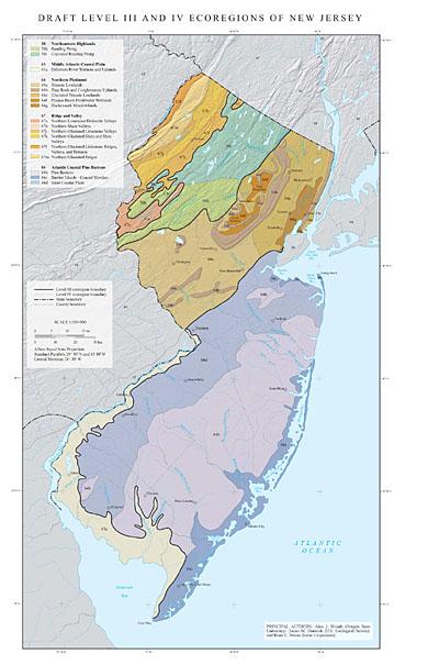Level IV Ecoregions of New Jersey