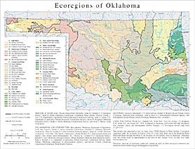 Level III and IV Ecoregions of Oklahoma--page size