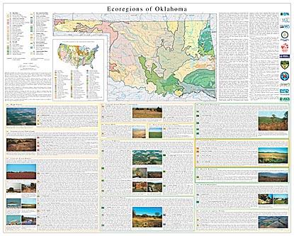 Level IV Ecoregions of Oklahoma--poster front side