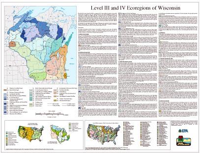 Level IV Ecoregions of Wisconsin--map and descriptions