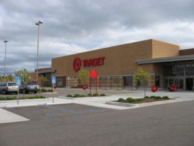 The Target building on the site